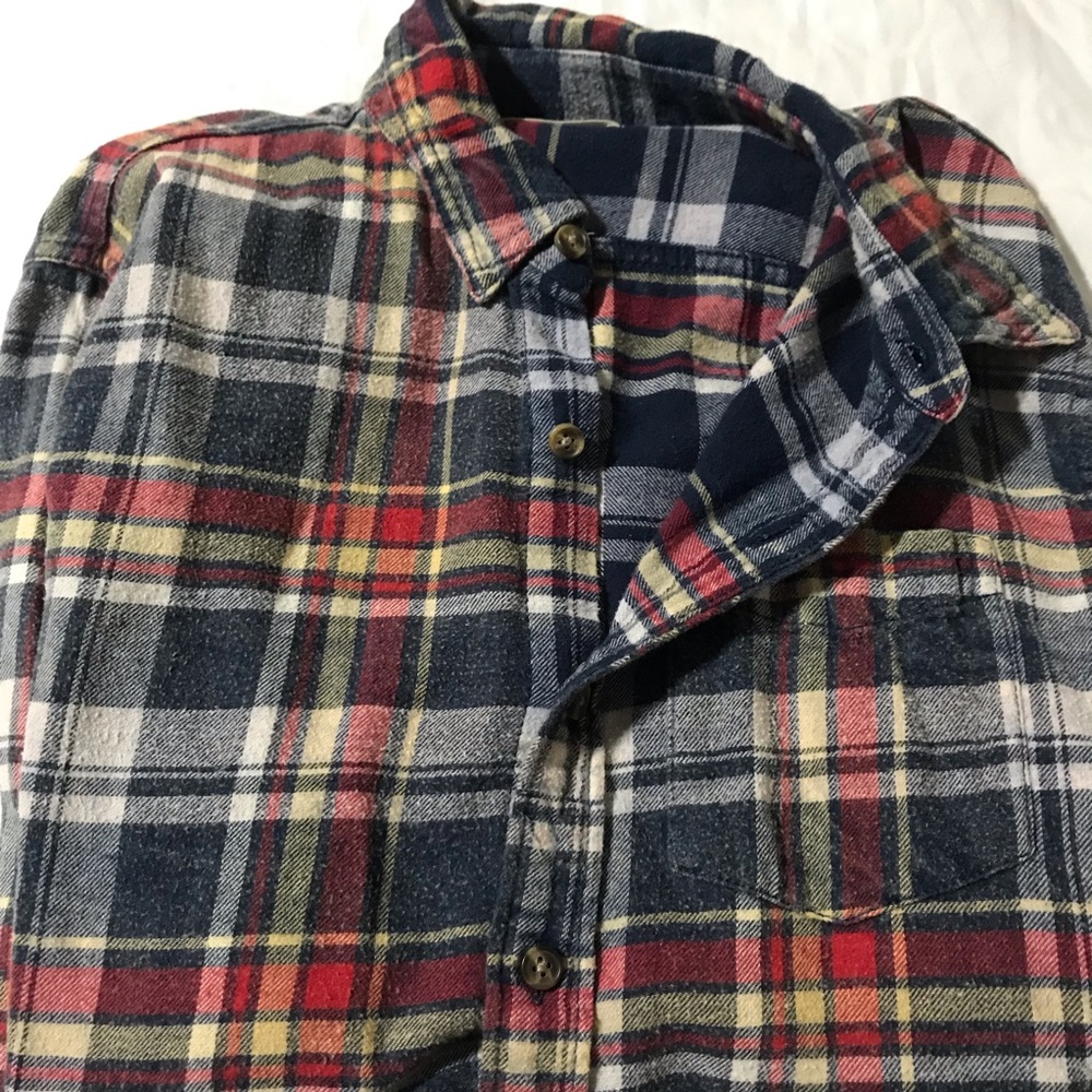 Urban Renewal Recycled Overdyed Flannel Shirt - Picture 3 of 6